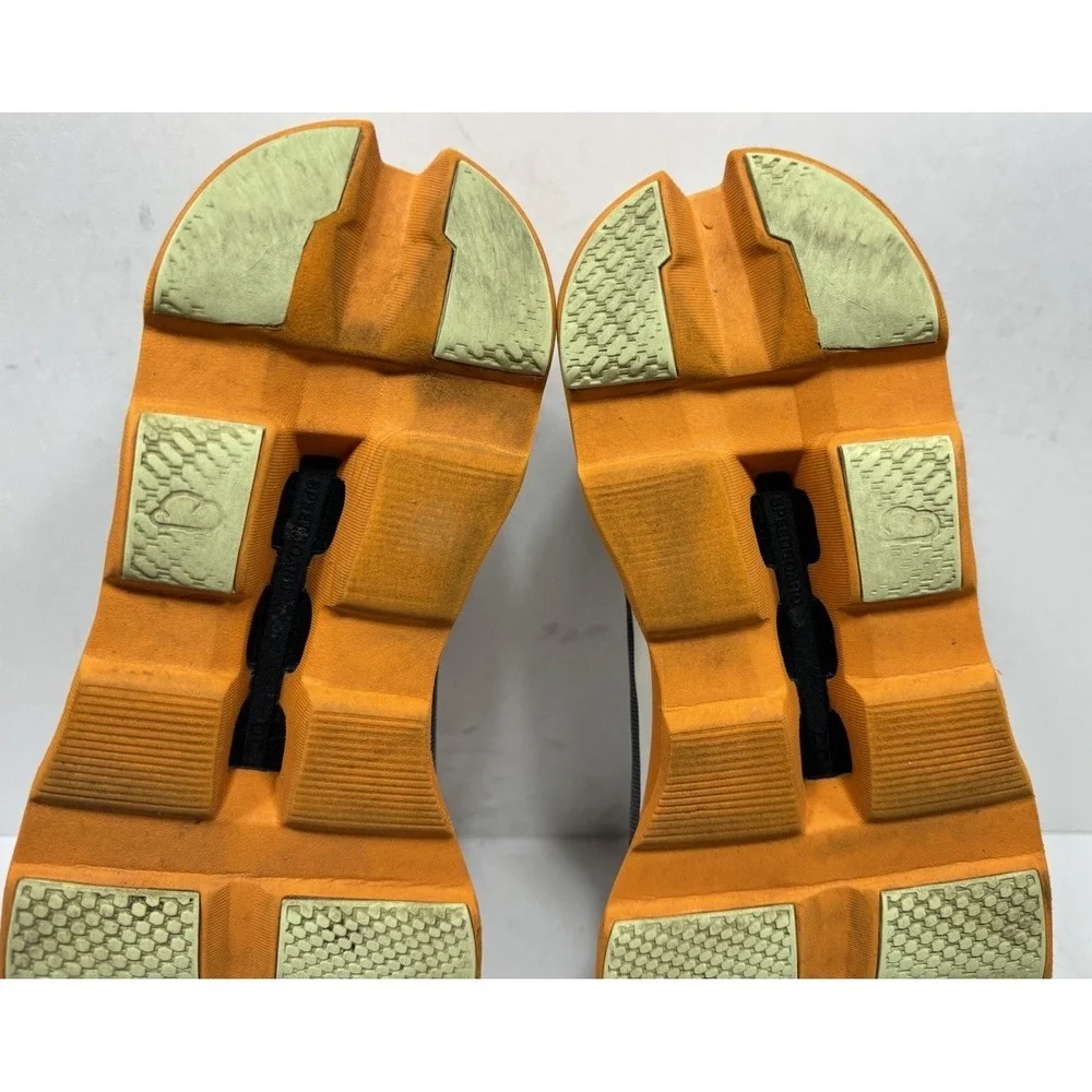 On Cloudmonster Eclipse Turmeric Orange Dark Grey 61.98656 Men's Size 12 Running